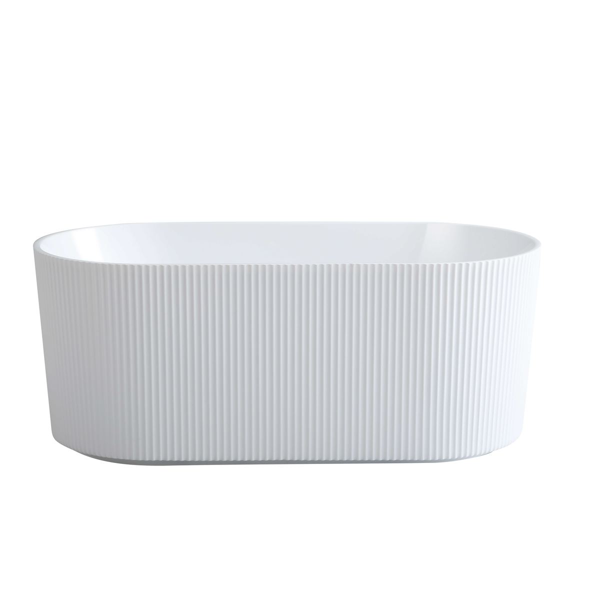 Ally freestanding bath in Gloss White