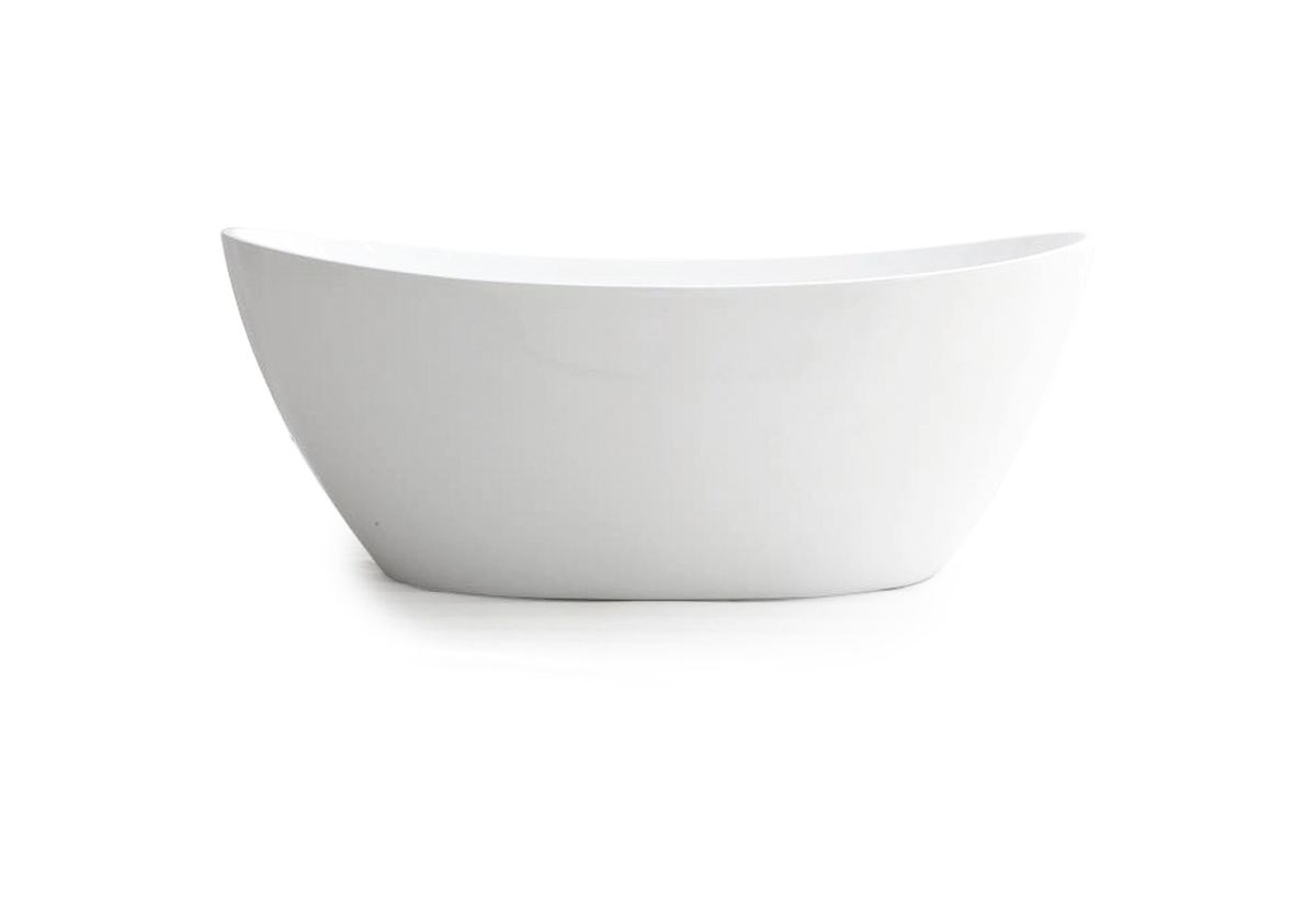 Evie freestanding bath, Gloss White