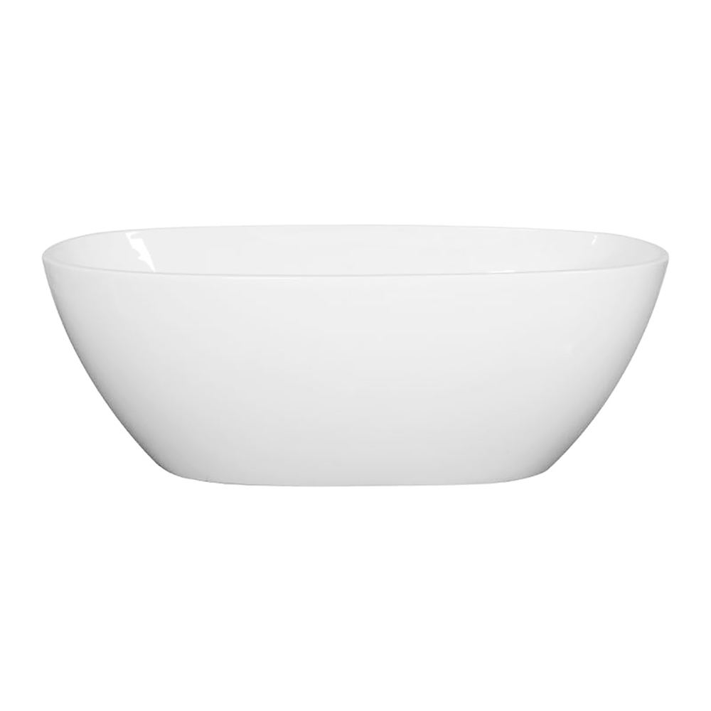 Stella freestanding bath, Gloss White