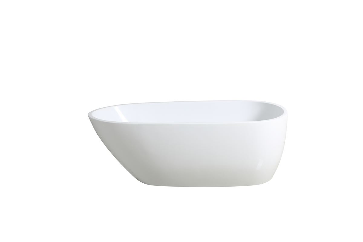 Veda freestanding bath in a styled bathroom
